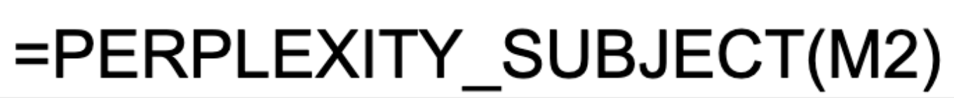 Perplexity subject line generation